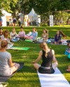 В саду Баумана открылась новая студия йоги