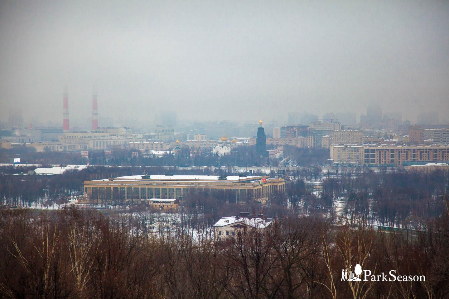 Смотровая площадка, Воробьевы горы, Москва — ParkSeason