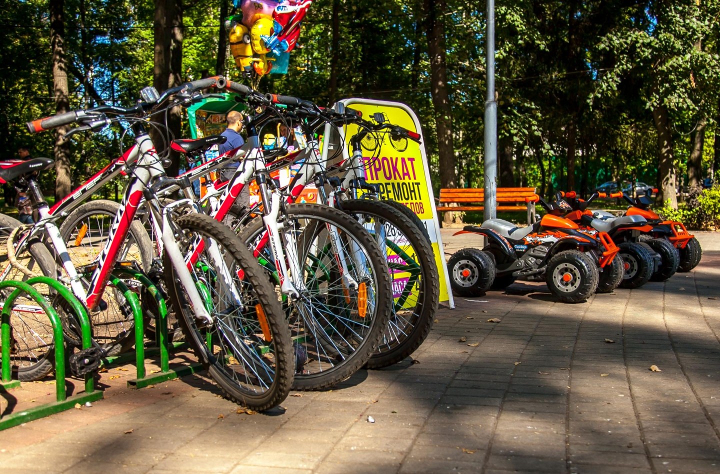 Прокат велосипедов, Парк имени Льва Толстого (Химки), Москва — ParkSeason