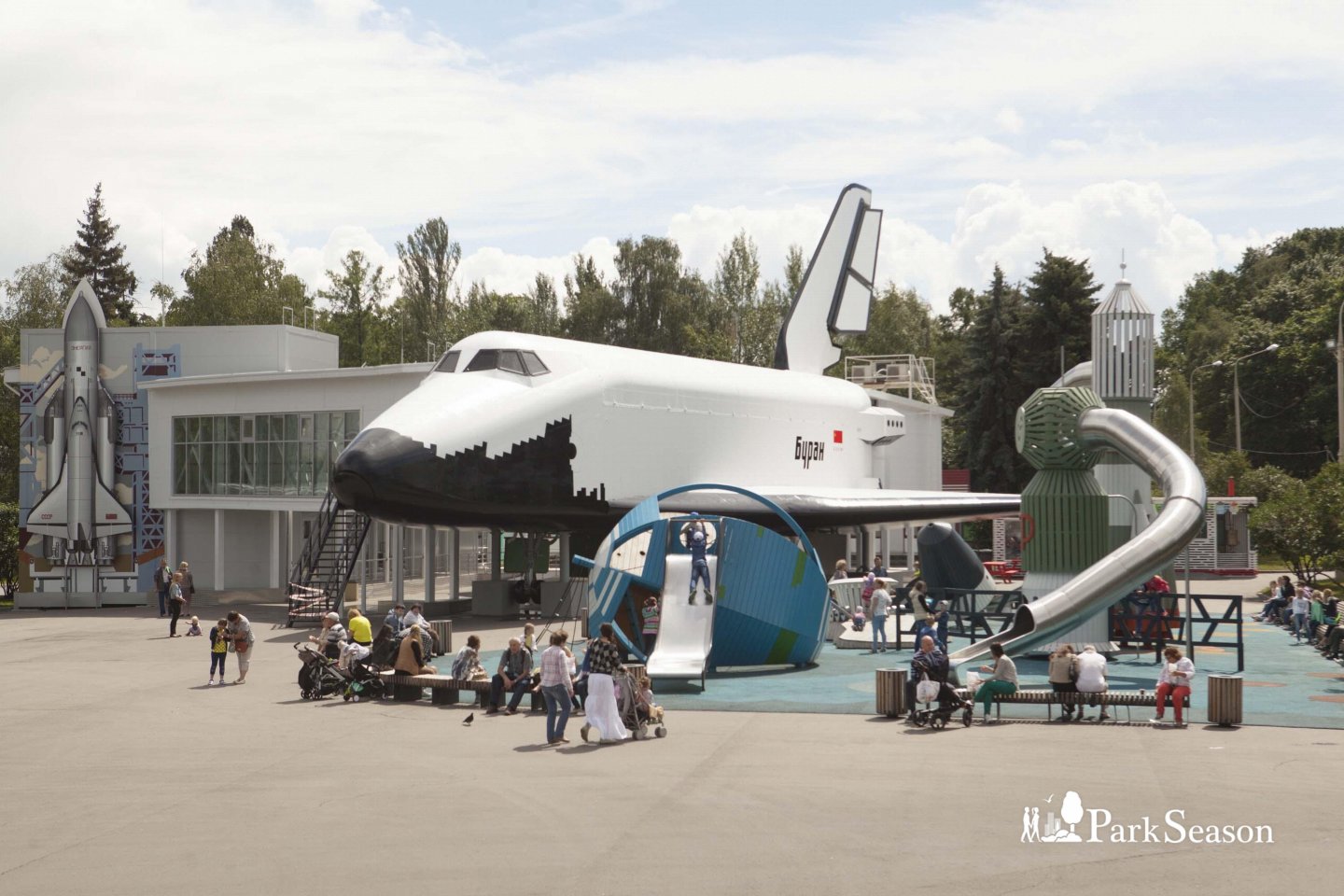 Интерактивная детская площадка «Космос», ВДНХ, Москва — ParkSeason