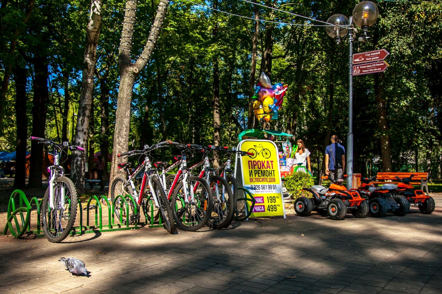 Прокат велосипедов, Парк имени Льва Толстого (Химки), Москва — ParkSeason