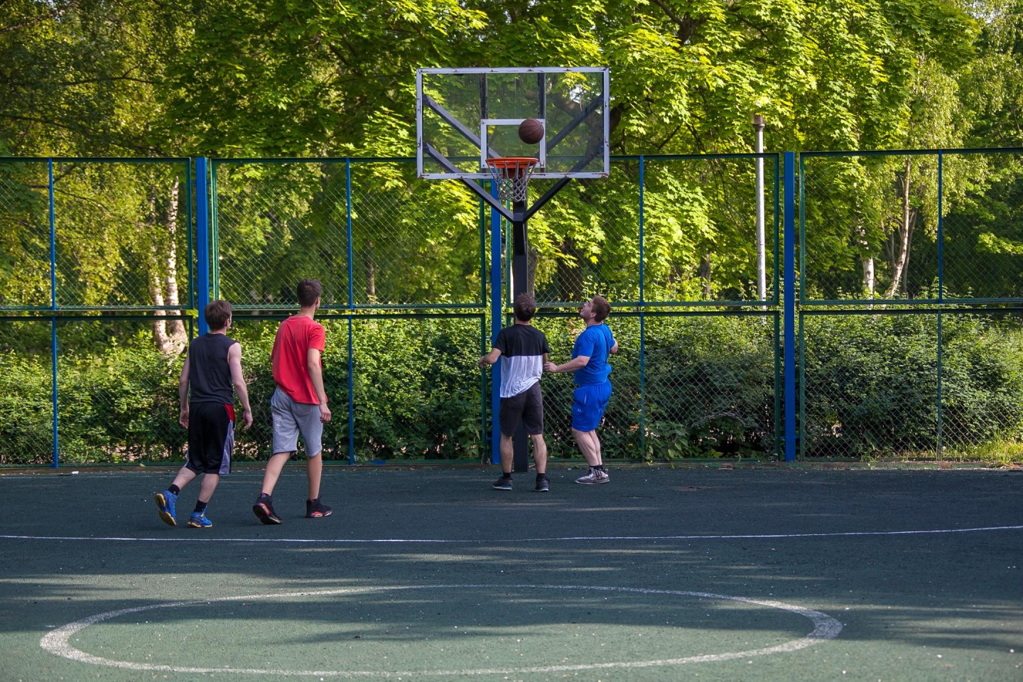 Баскетбольная площадка, Парк «Северное Тушино», Москва — ParkSeason