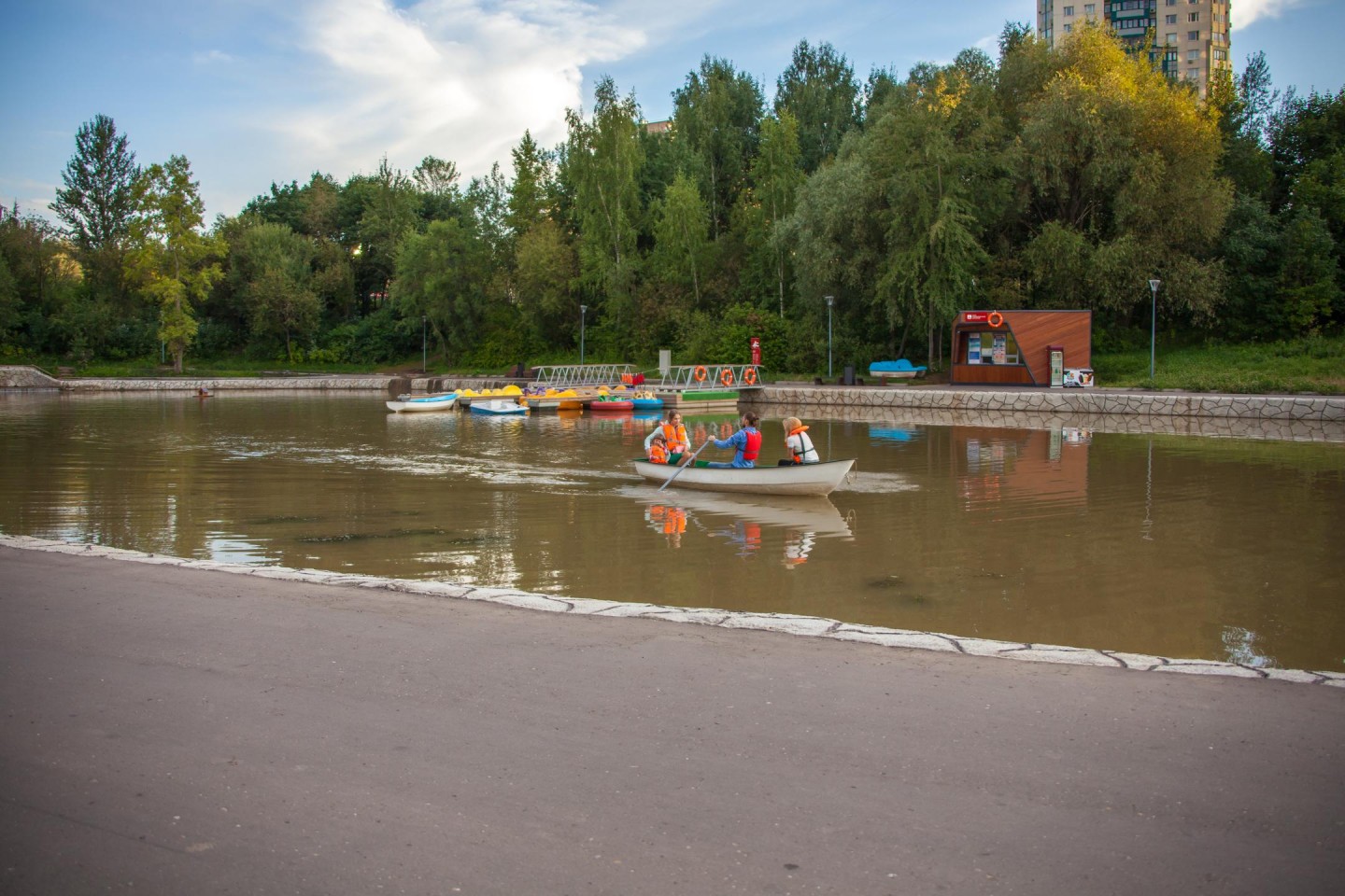 Лодочная станция парк Вуокса