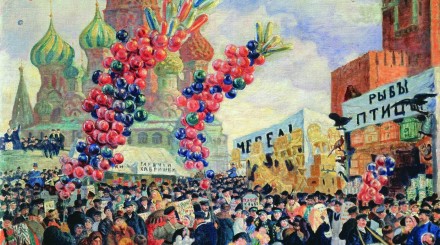 Лубок, Масленица и «Бубновый валет»: Москва на картинах легендарных художников