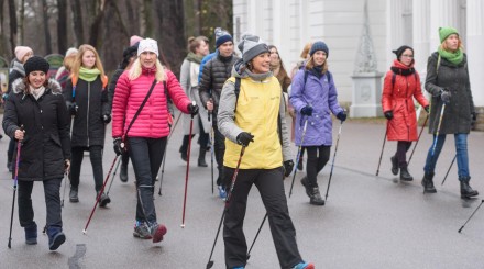 Фото: фестиваль скандинавской ходьбы «Ходи, Россия»