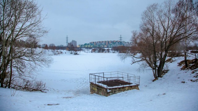 Рождественский пруд в митино фото