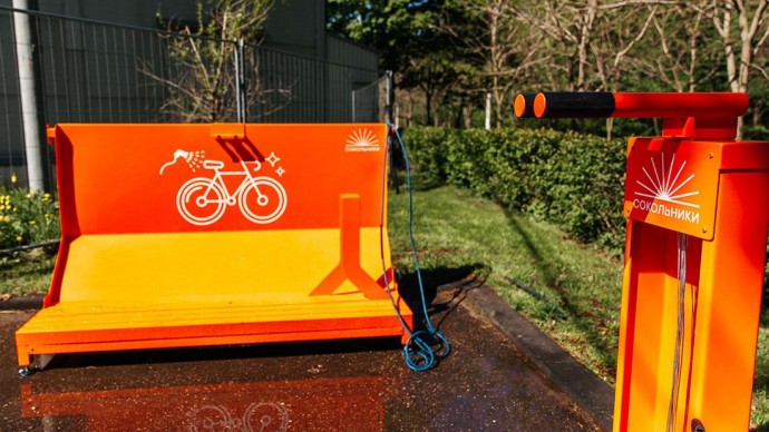 В парке \"Сокольники\" вновь заработала веломойка