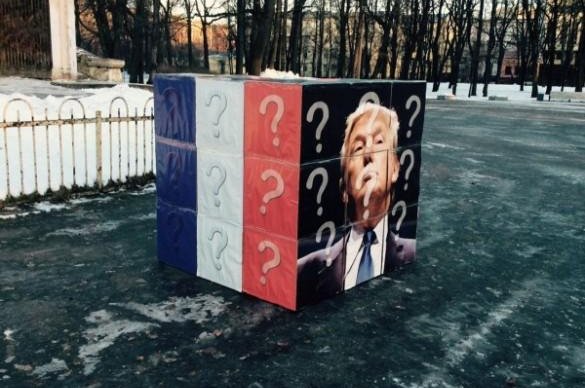 В Екатерингофе установили арт-объект с Дональдом Трампом
