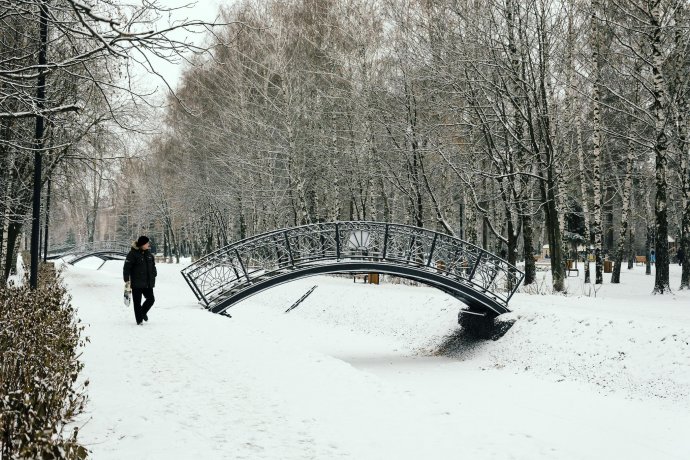 Парки казани зимой