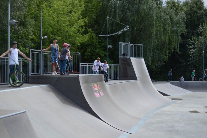 Скейт-парк в «Кузьминках»