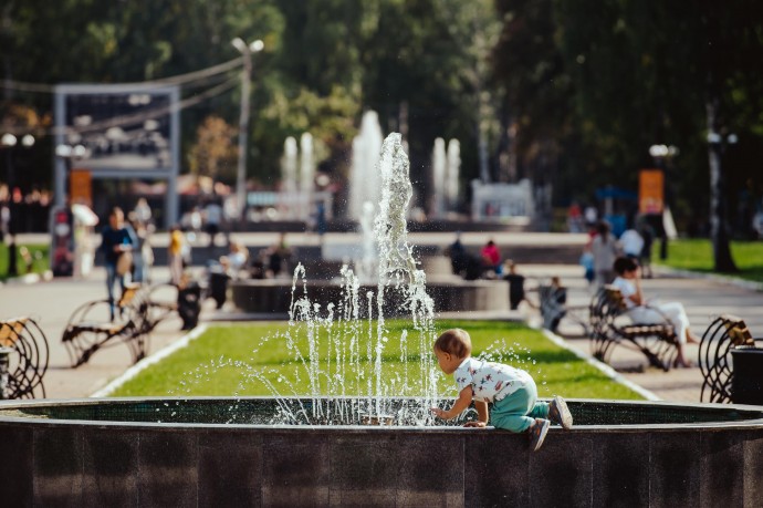 Парк Маяковского - главный парк Екатеринбурга зимой и летом